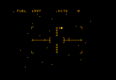 Star Wars game screenshot for Commodore PET